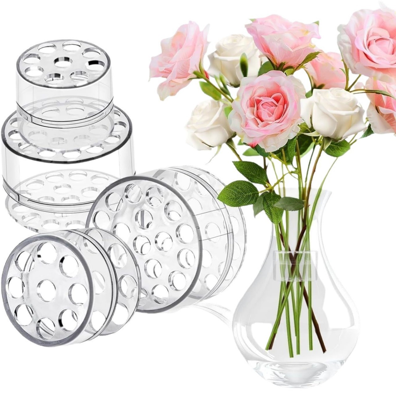 Florist Supply Vases - Soporte en Espiral para Tallos de