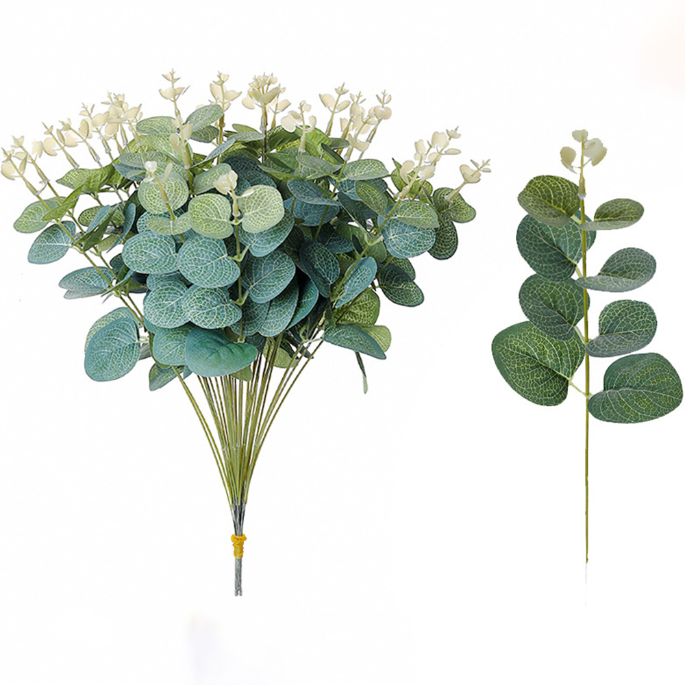 Florist Supply Vases - 20 piezas plantas falsas hoja de