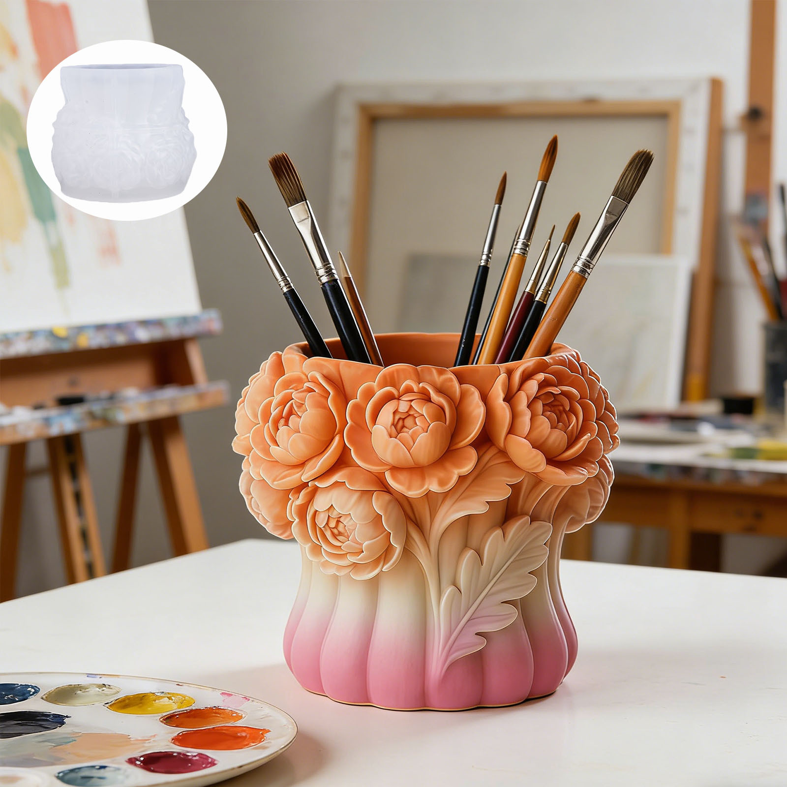 Molde de silicona 3D para flor - Florist Supply Vases reseña y precio