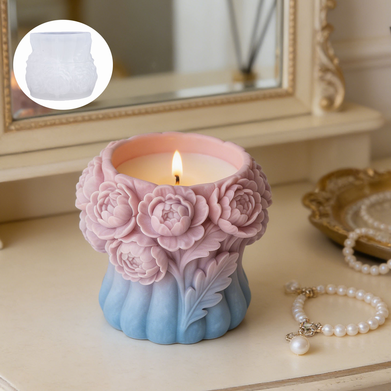 Molde de silicona 3D para flor - Florist Supply Vases reseña y precio