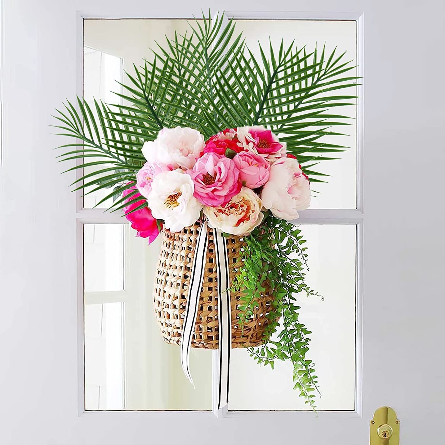 Hojas de palma artificiales do - Florist Supply Vases reseña y precio