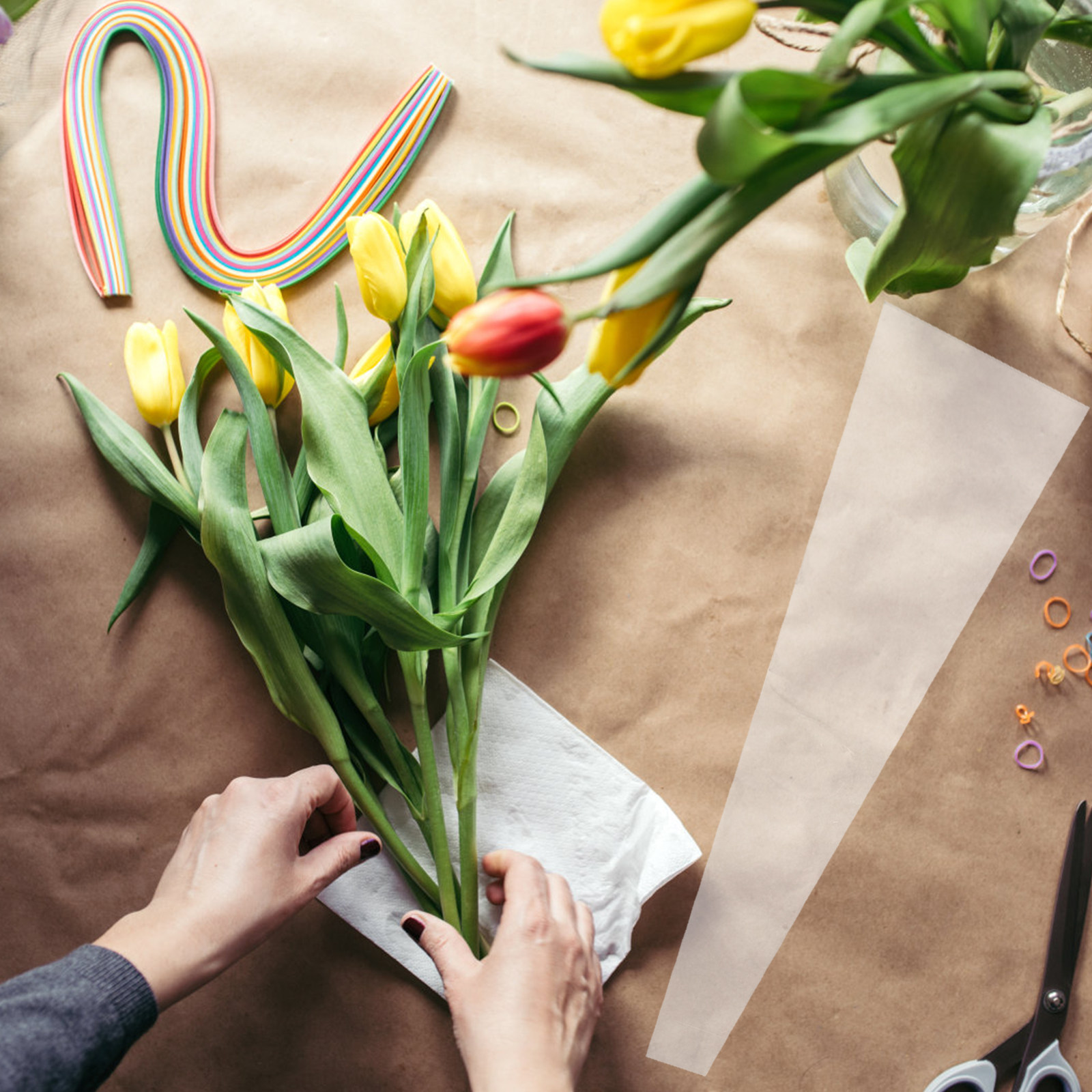 50 unidades de bolsas de celof - Anda Florist Supply reseña y precio